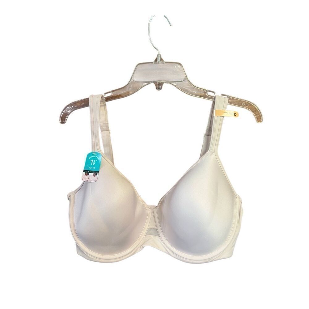 Bali No Padding Bra Nude/ Beige Sz 38DD NWT